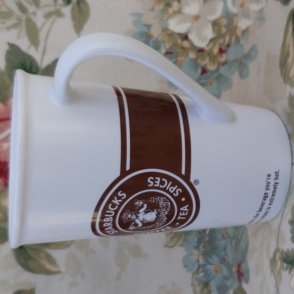 Starbucks Vintage 2008 Tall Ceramic Mug with Original Brown Siren Logo 16 fl oz - Picture 12 of 14